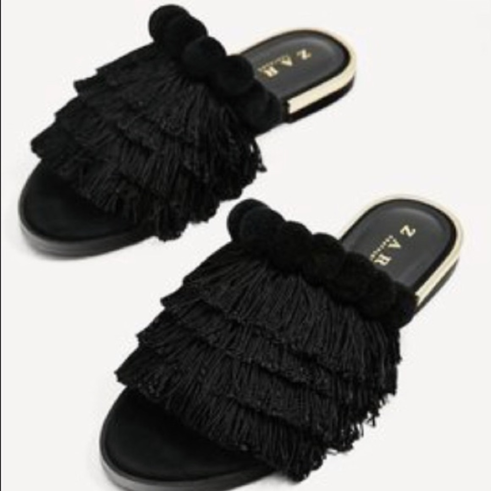Fringed Slip-on